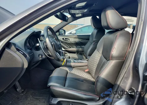 2018 Infiniti Q50 Red Sport 400 from USA, damaged, VIN JN1FV7AR9JM700369